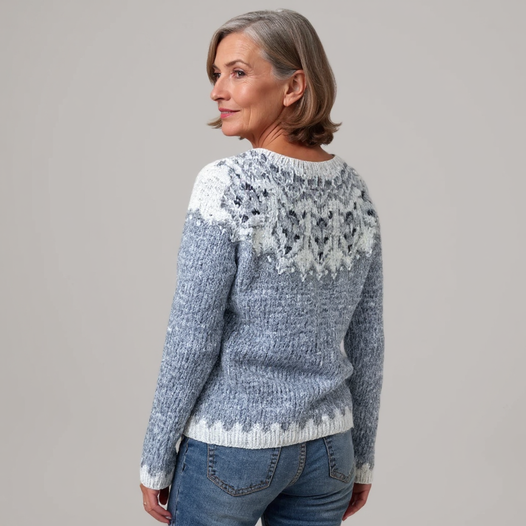 Dorothea™ | Pullover mit Frostmuster