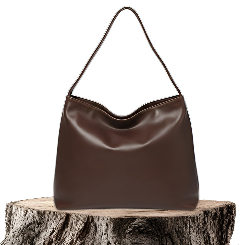 Patricia™ | Glänzende Veganes Lederhandtasche